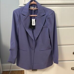 Elegant Purple Women's Blazer